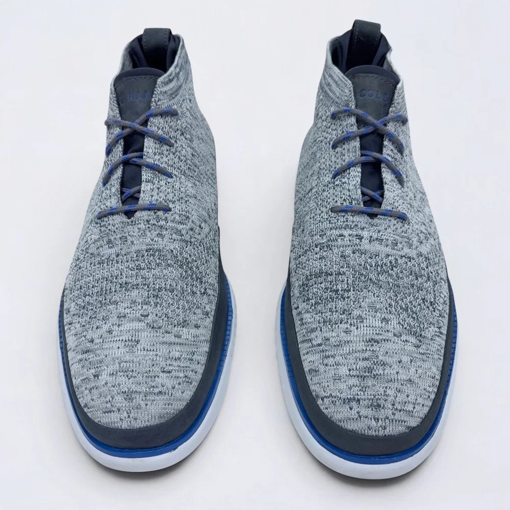 Cole Haan 2.Zerogrand Stitchlite Chukka Boots Men's Size 10.5 Gray Blue C30293